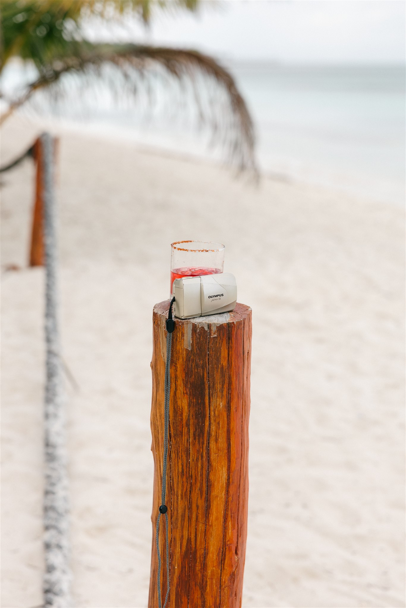 Ceremony arch detail at the beach, Riviera Maya wedding