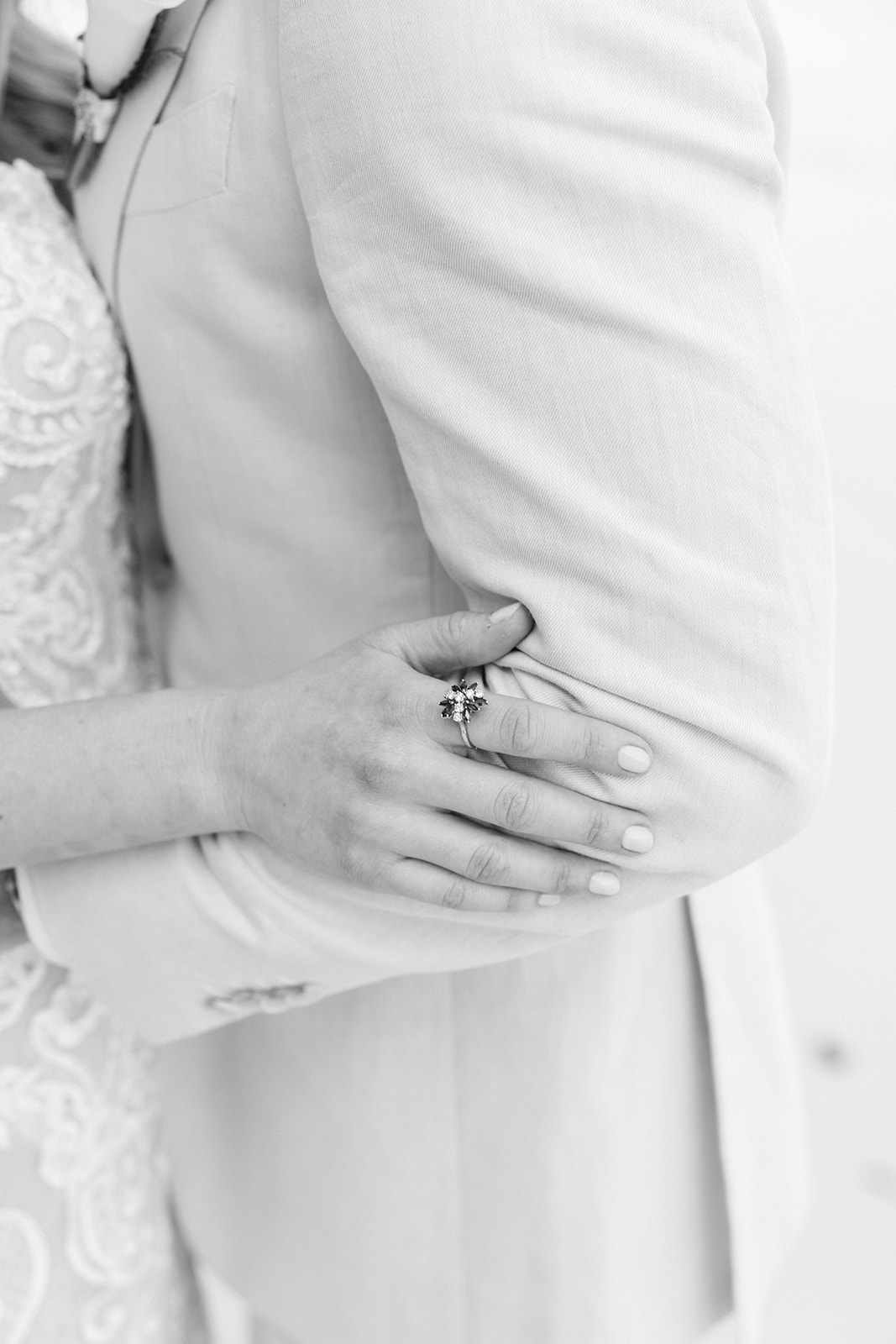 Hands intertwined, intimate detail, Riviera Maya wedding photographer