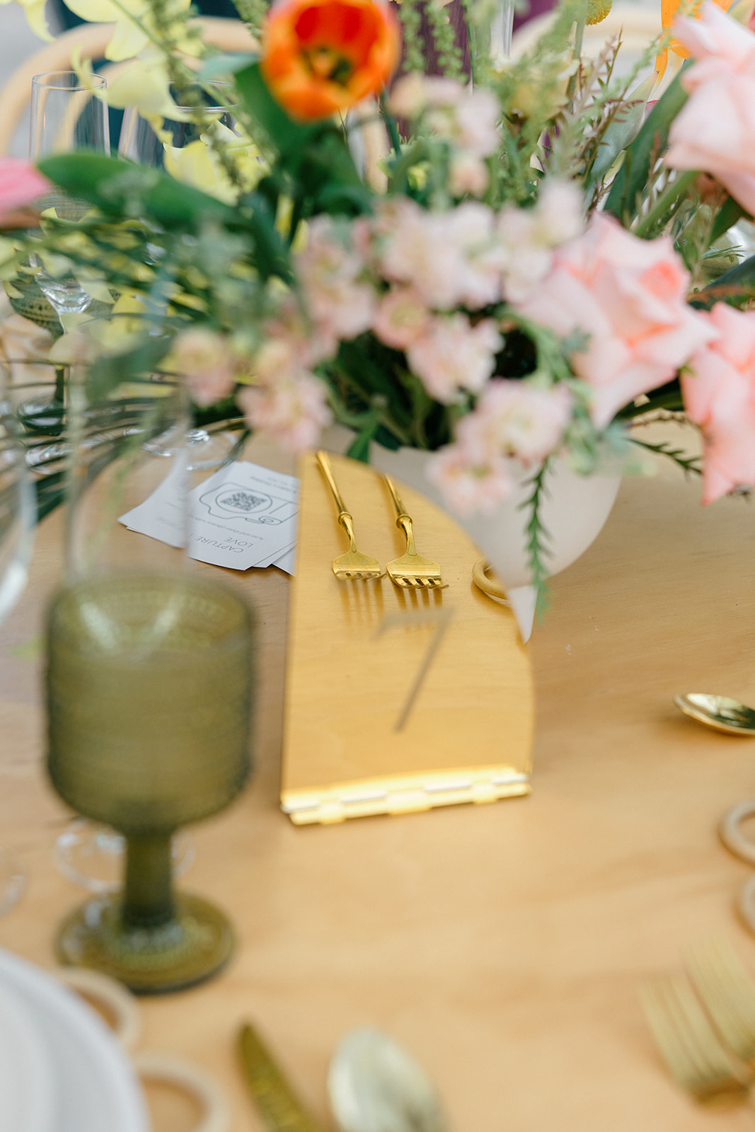 Floral and candle reception detail, Riviera Maya beach wedding